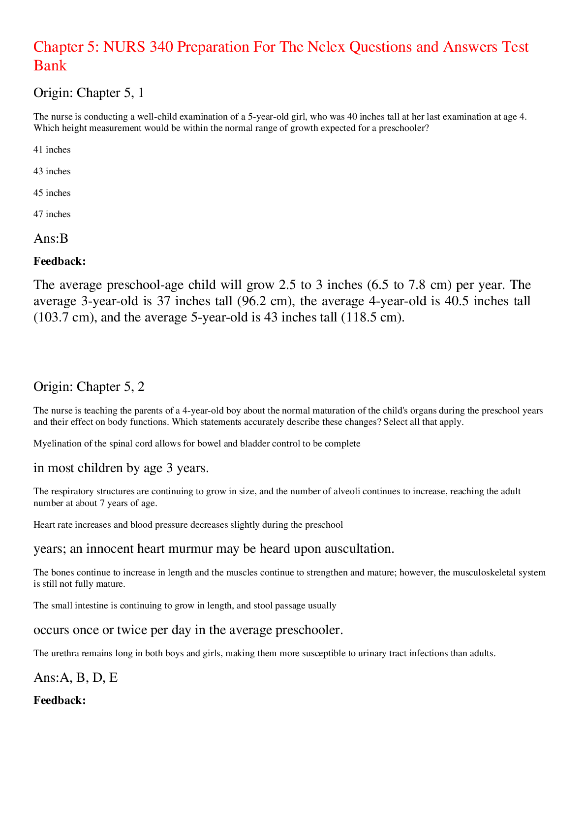 Preview image of NURS 4403 Chapter 05: Infertility, Contraception, and Abortion,100% CORRECT document